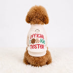 COOKIE TESTER DOG SWEATER