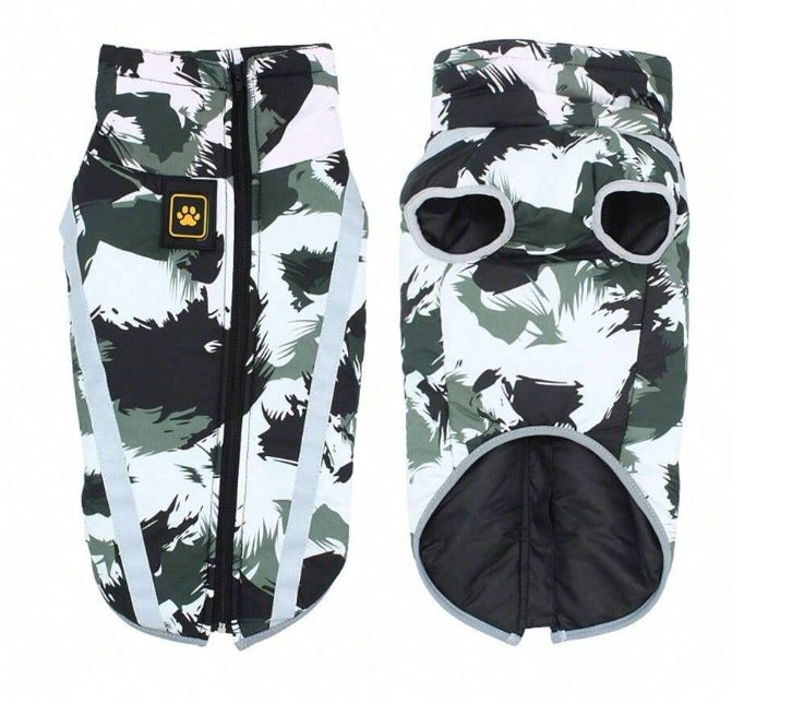 Reflective & Camuflage Dog Jacket