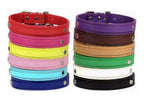Custom Leather Dog Collar – Personalized Rhinestone Name Collar